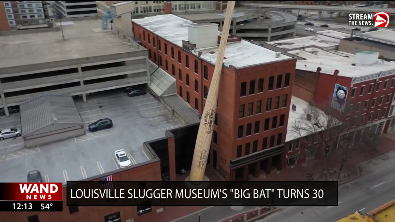 Batter up! Louisville Slugger Museum's "Big Bat" turns 30